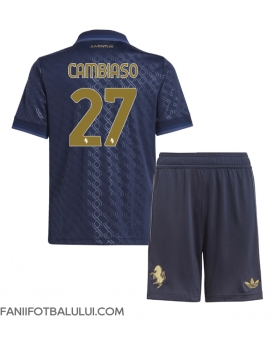 Juventus Andrea Cambiaso #27 Echipament de Fotbal Replică 2024-25 Copii Treilea (+ Șorturi)